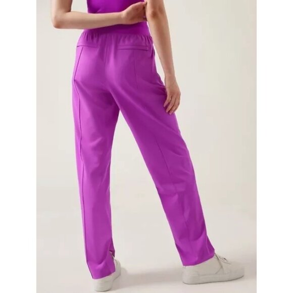 ATHLETA Brooklyn Heights Vienna Slim Pant in Jazzy Purple - Picture 4 of 15